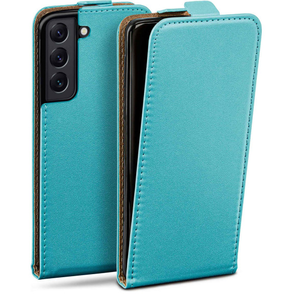 moex Flip Case Samsung Galaxy S22 Klapphülle Leder Optik – Weiteres Produktbild 1 moex Flip Case Samsung Galaxy S22 Klapphülle Leder Optik – Weiteres Produktbild 1