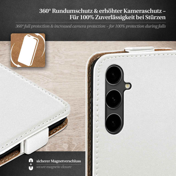 moex Flip Case Samsung Galaxy S23 FE Klapphülle Leder Optik – Weiteres Produktbild 3 moex Flip Case Samsung Galaxy S23 FE Klapphülle Leder Optik – Weiteres Produktbild 3