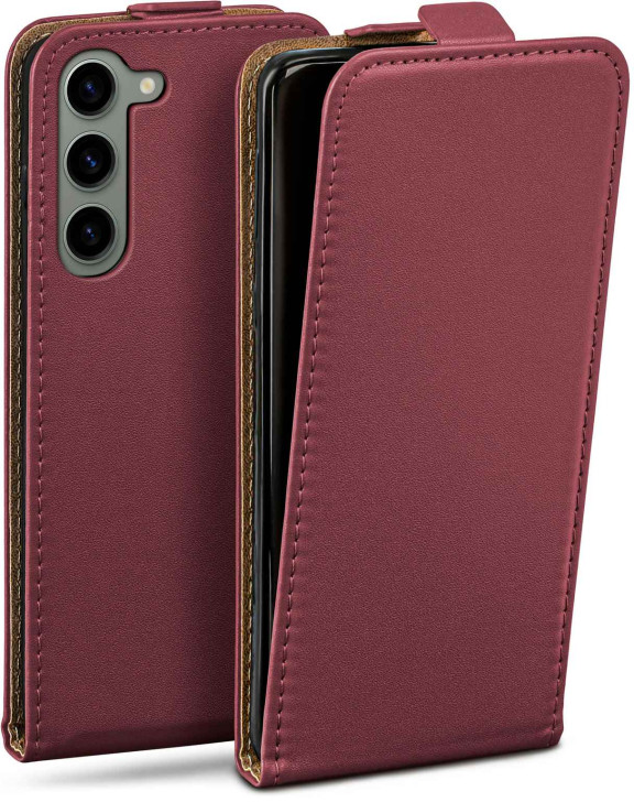moex Flip Case Samsung Galaxy S23 Plus Klapphülle Leder Optik – Weiteres Produktbild 1 moex Flip Case Samsung Galaxy S23 Plus Klapphülle Leder Optik – Weiteres Produktbild 1