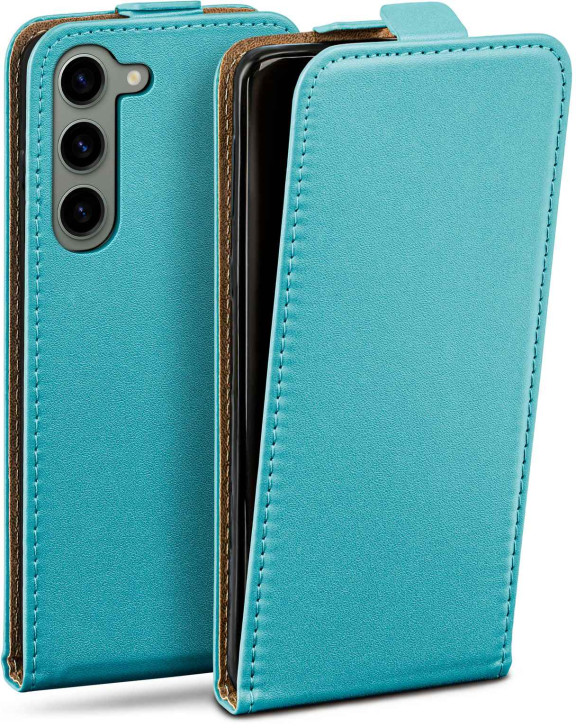 moex Flip Case Samsung Galaxy S23 Plus Klapphülle Leder Optik – Weiteres Produktbild 1 moex Flip Case Samsung Galaxy S23 Plus Klapphülle Leder Optik – Weiteres Produktbild 1