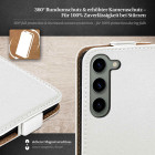 moex Flip Case Samsung Galaxy S23 Plus Klapphülle Leder Optik – Weiteres Produktbild 3