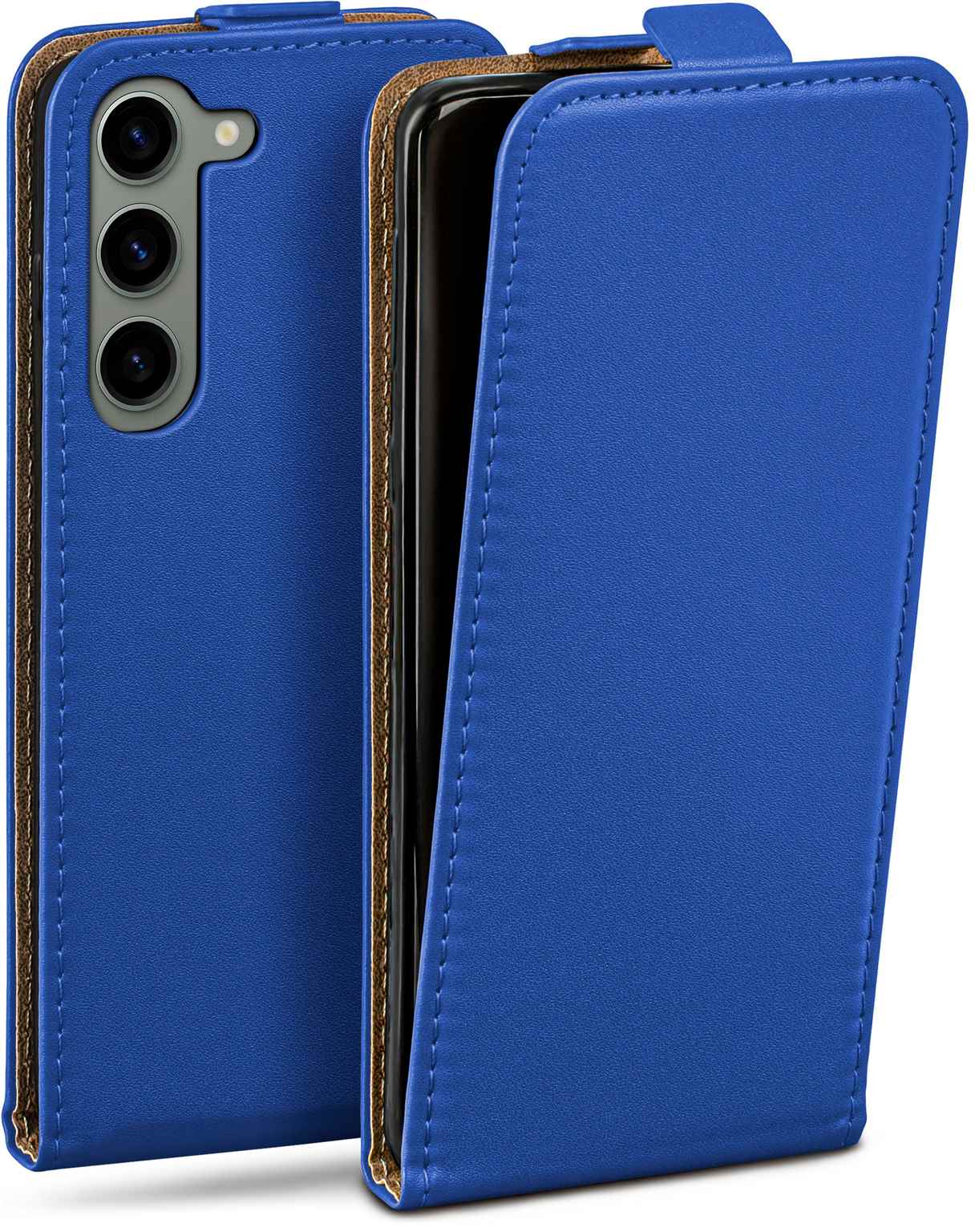 moex Flip Case Samsung Galaxy S23 Klapphülle Leder Optik – Weiteres Produktbild 1 moex Flip Case Samsung Galaxy S23 Klapphülle Leder Optik – Weiteres Produktbild 1