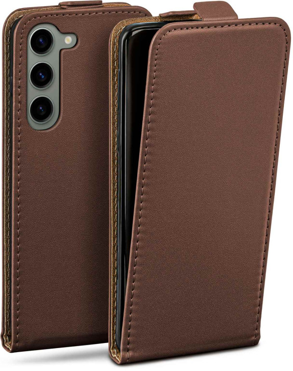 moex Flip Case Samsung Galaxy S23 Klapphülle Leder Optik – Weiteres Produktbild 1 moex Flip Case Samsung Galaxy S23 Klapphülle Leder Optik – Weiteres Produktbild 1