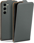 moex Flip Case Samsung Galaxy S23 Klapphülle Leder Optik – Weiteres Produktbild 1