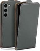 moex Flip Case Samsung Galaxy S23 Klapphülle Leder Optik – Weiteres Produktbild 1