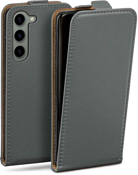 moex Flip Case Samsung Galaxy S23 Klapphülle Leder Optik – Weiteres Produktbild 1 moex Flip Case Samsung Galaxy S23 Klapphülle Leder Optik – Weiteres Produktbild 1