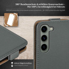 moex Flip Case Samsung Galaxy S23 Klapphülle Leder Optik – Weiteres Produktbild 3