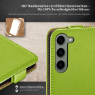 moex Flip Case Samsung Galaxy S23 Klapphülle Leder Optik – Weiteres Produktbild 3