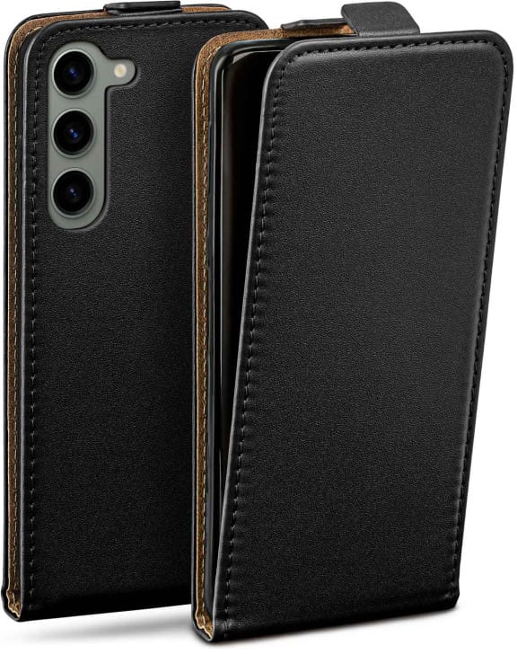 moex Flip Case Samsung Galaxy S23 Klapphülle Leder Optik – Weiteres Produktbild 1 moex Flip Case Samsung Galaxy S23 Klapphülle Leder Optik – Weiteres Produktbild 1