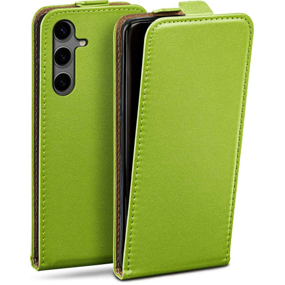 moex Flip Case Samsung Galaxy S24 Klapphülle Leder Optik – Weiteres Produktbild 1