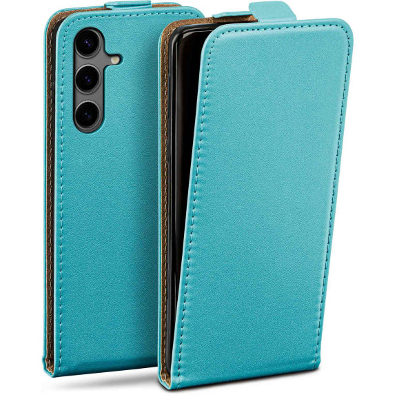 moex Flip Case Samsung Galaxy S24 Klapphülle Leder Optik – Weiteres Produktbild 1 moex Flip Case Samsung Galaxy S24 Klapphülle Leder Optik – Weiteres Produktbild 1
