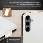 moex Flip Case Samsung Galaxy S24 Klapphülle Leder Optik – Weiteres Produktbild 3