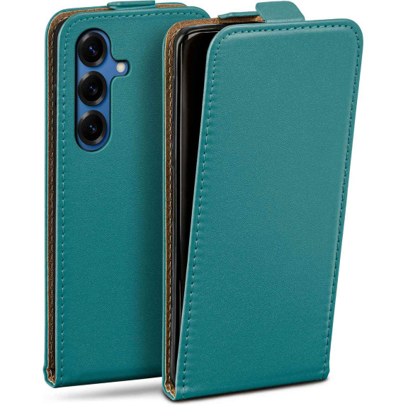 moex Flip Case Samsung Galaxy S25 Klapphülle Leder Optik – Weiteres Produktbild 1 moex Flip Case Samsung Galaxy S25 Klapphülle Leder Optik – Weiteres Produktbild 1
