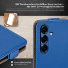 moex Flip Case Samsung Galaxy S25 Klapphülle Leder Optik – Weiteres Produktbild 3