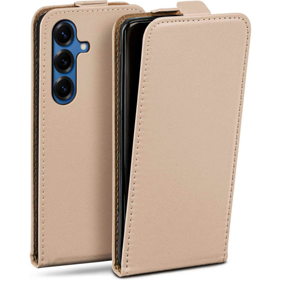 moex Flip Case Samsung Galaxy S25 Klapphülle Leder Optik – Weiteres Produktbild 1 moex Flip Case Samsung Galaxy S25 Klapphülle Leder Optik – Weiteres Produktbild 1