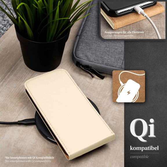 moex Flip Case Samsung Galaxy S2 Plus Klapphülle Leder Optik – Weiteres Produktbild 6