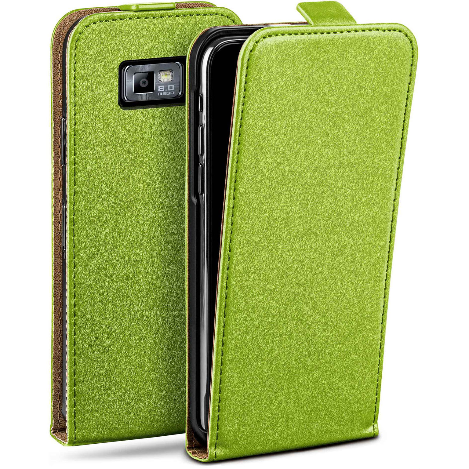 moex Flip Case Samsung Galaxy S2 Plus Klapphülle Leder Optik – Weiteres Produktbild 1 moex Flip Case Samsung Galaxy S2 Plus Klapphülle Leder Optik – Weiteres Produktbild 1
