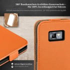 moex Flip Case Samsung Galaxy S2 Plus Klapphülle Leder Optik – Produktbild 3