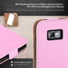 moex Flip Case Samsung Galaxy S2 Plus Klapphülle Leder Optik – Produktbild 3