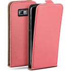 moex Flip Case Samsung Galaxy S2 Plus Klapphülle Leder Optik – Produktbild 1