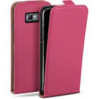 moex Flip Case Samsung Galaxy S2 Plus Klapphülle Leder Optik – Produktbild 1