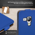 moex Flip Case Samsung Galaxy S3 Mini Klapphülle Leder Optik – Weiteres Produktbild 3