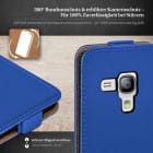 moex Flip Case Samsung Galaxy S3 Mini Klapphülle Leder Optik – Weiteres Produktbild 3