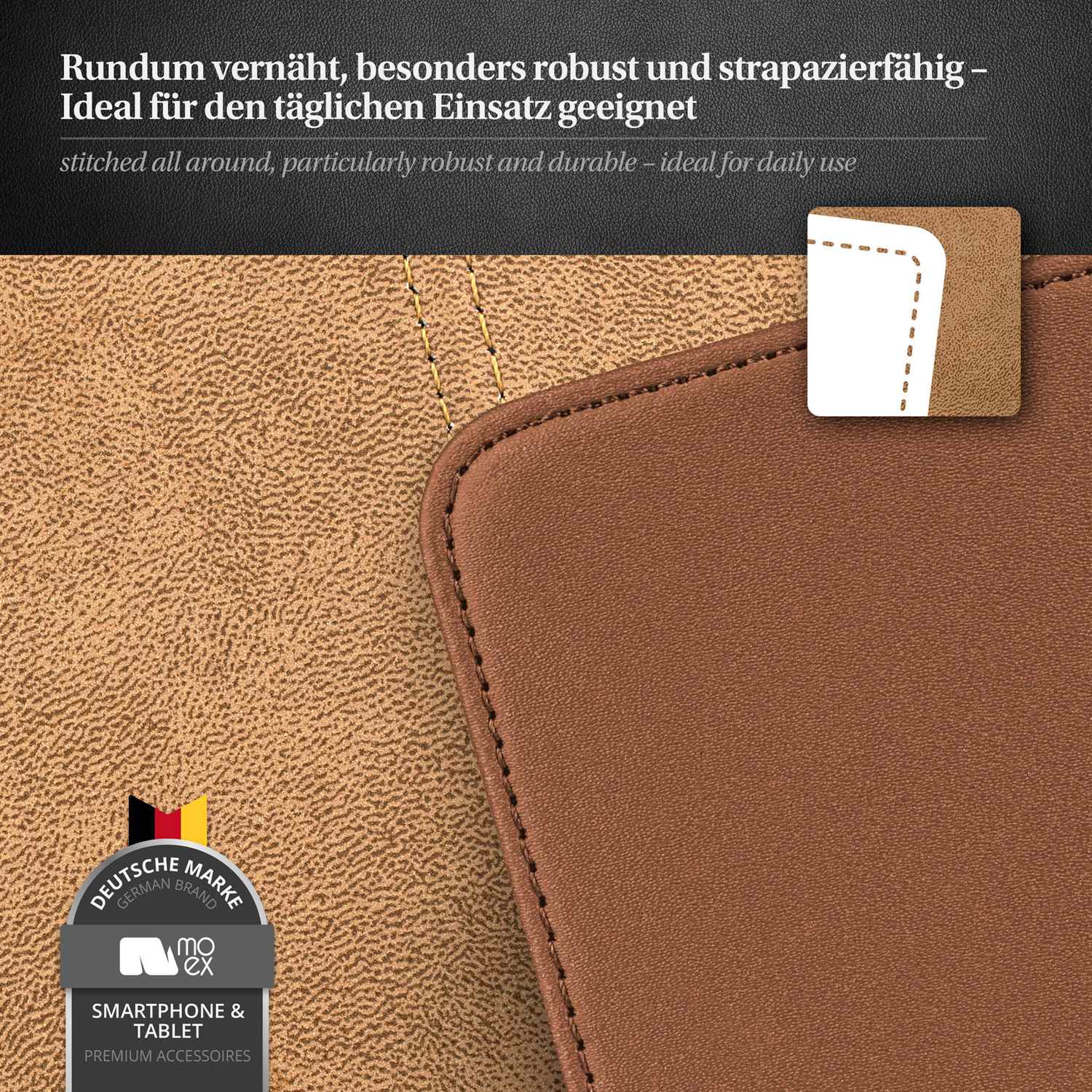 moex Flip Case Samsung Galaxy S3 Mini Klapphülle Leder Optik – Weiteres Produktbild 4