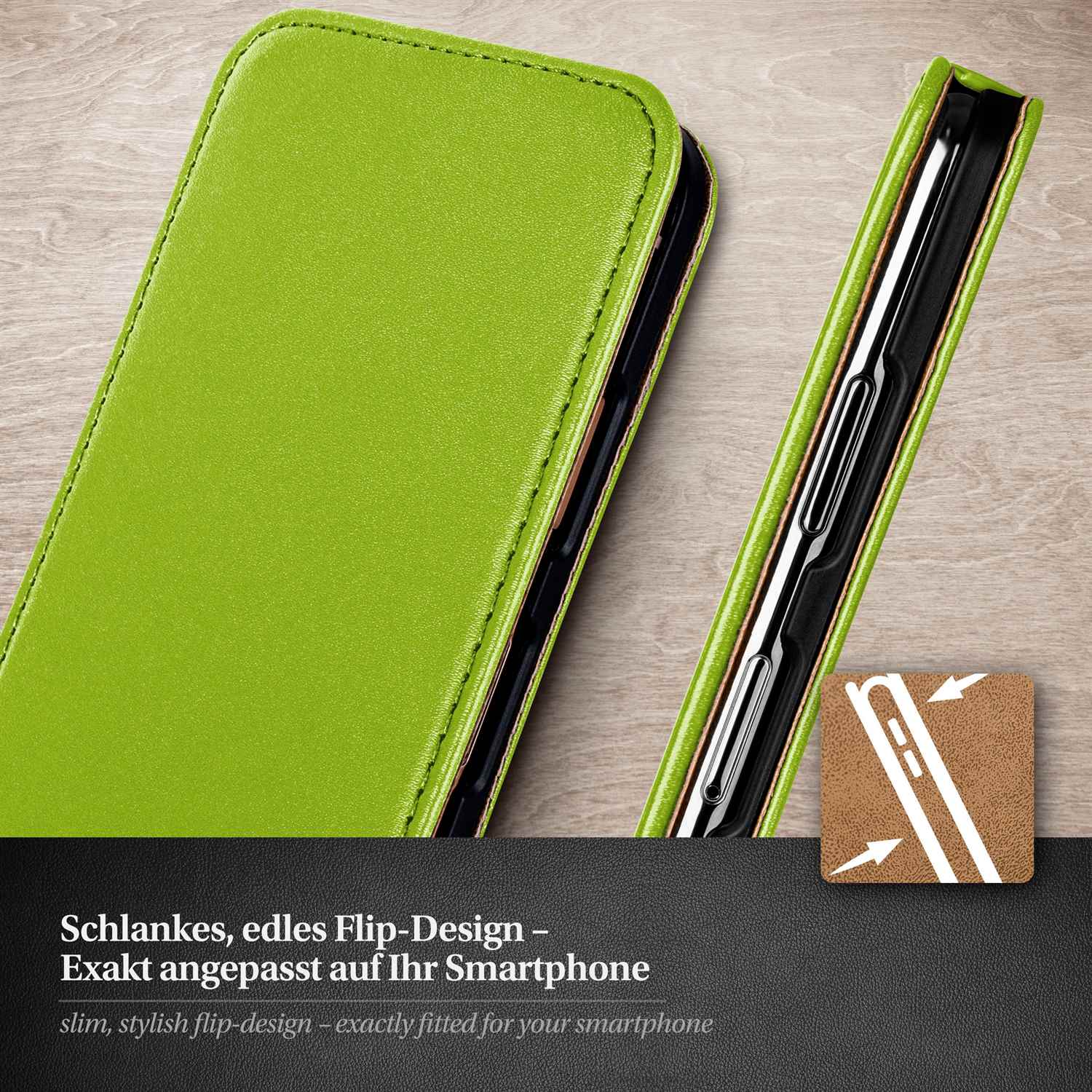 moex Flip Case Samsung Galaxy S3 Mini Klapphülle Leder Optik – Weiteres Produktbild 1