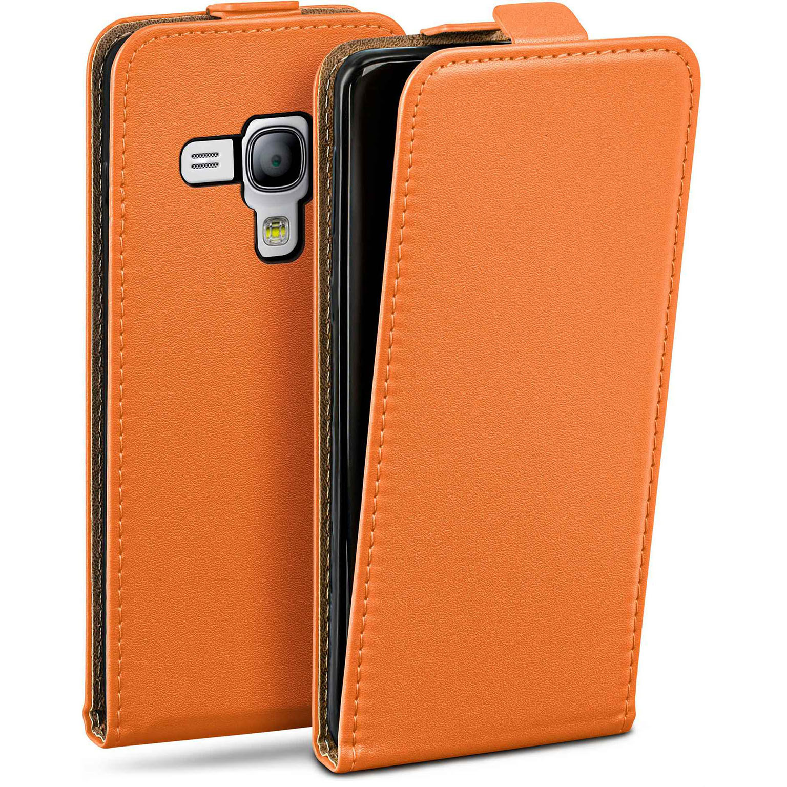 moex Flip Case Samsung Galaxy S3 Mini Klapphülle Leder Optik – Weiteres Produktbild 1 moex Flip Case Samsung Galaxy S3 Mini Klapphülle Leder Optik – Weiteres Produktbild 1