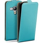 moex Flip Case Samsung Galaxy S3 Mini Klapphülle Leder Optik – Produktbild 1