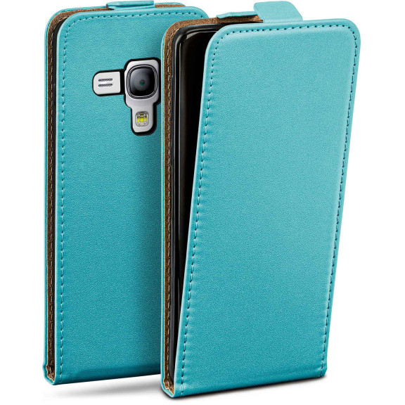 moex Flip Case Samsung Galaxy S3 Mini Klapphülle Leder Optik – Weiteres Produktbild 1