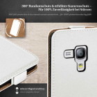 moex Flip Case Samsung Galaxy S3 Mini Klapphülle Leder Optik – Weiteres Produktbild 3