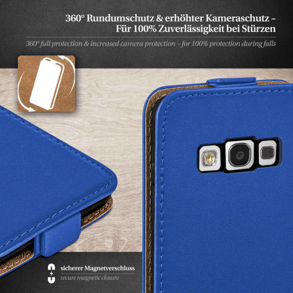 moex Flip Case Samsung Galaxy S3 Klapphülle Leder Optik – Weiteres Produktbild 3