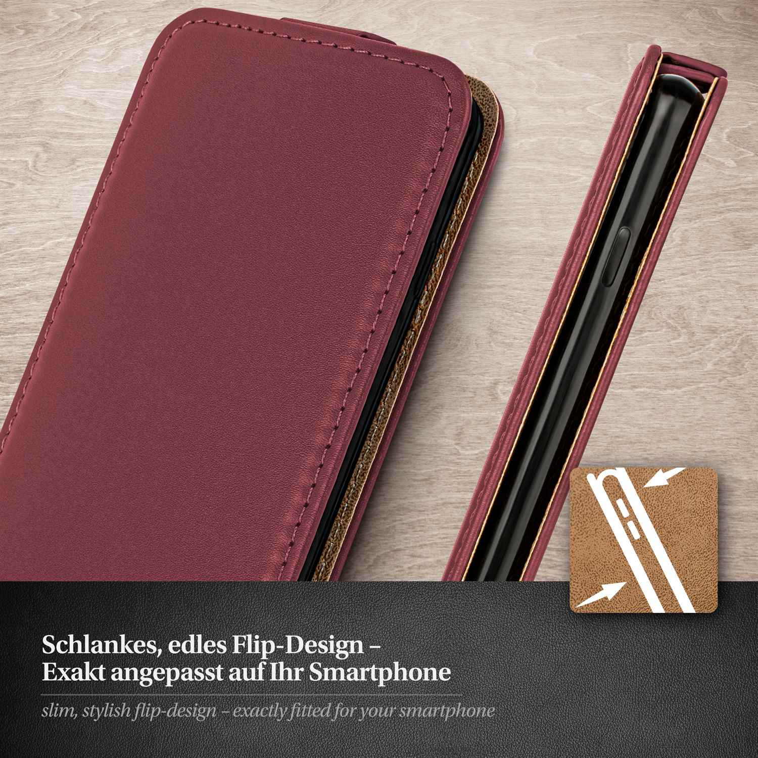 moex Flip Case Samsung Galaxy S3 Klapphülle Leder Optik – Weiteres Produktbild 2