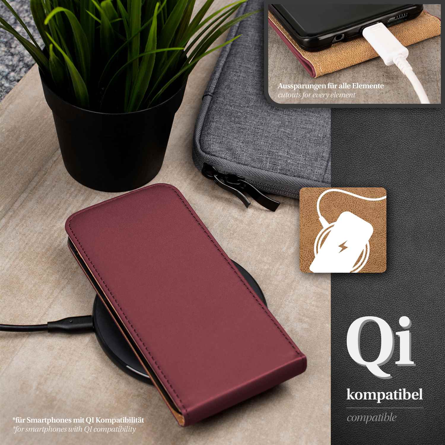 moex Flip Case Samsung Galaxy S3 Klapphülle Leder Optik – Weiteres Produktbild 6
