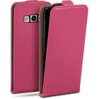 moex Flip Case Samsung Galaxy S3 Klapphülle Leder Optik – Produktbild 1