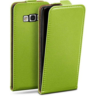 moex moex Flip Case Samsung Galaxy S3 Neo Klapphülle Leder Optik – Lime-Green
