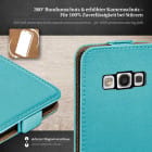 moex Flip Case Samsung Galaxy S3 Neo Klapphülle Leder Optik – Weiteres Produktbild 3