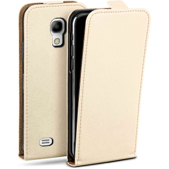 moex moex Flip Case Samsung Galaxy S4 Mini Klapphülle Leder Optik – Navajo-White