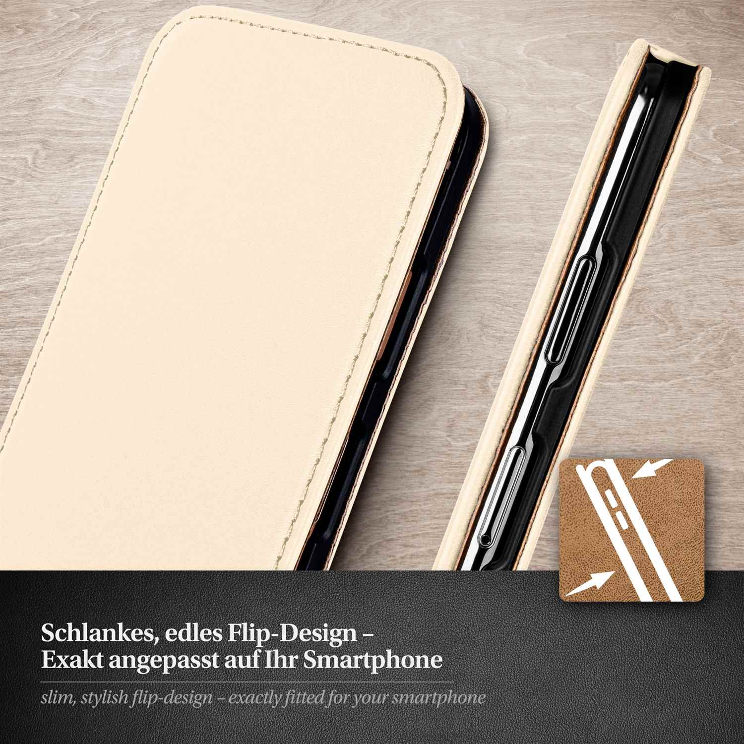 moex Flip Case Samsung Galaxy S4 Mini Klapphülle Leder Optik – Weiteres Produktbild 1