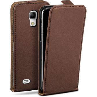 moex Flip Case Samsung Galaxy S4 Mini Klapphülle Leder Optik – Oxide-Brown moex Flip Case Samsung Galaxy S4 Mini Klapphülle Leder Optik – Oxide-Brown