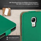 moex Flip Case Samsung Galaxy S4 Mini Klapphülle Leder Optik – Weiteres Produktbild 3