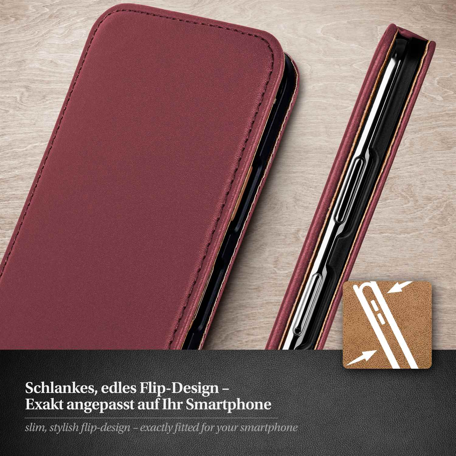 moex Flip Case Samsung Galaxy S4 Mini Klapphülle Leder Optik – Weiteres Produktbild 1
