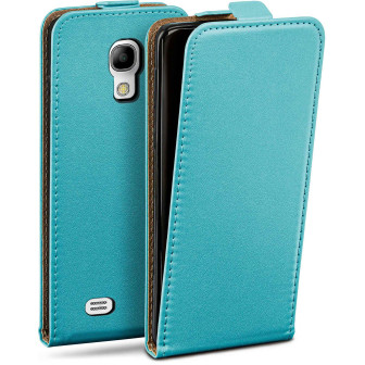 moex Flip Case Samsung Galaxy S4 Mini Klapphülle Leder Optik – Aqua-Cyan moex Flip Case Samsung Galaxy S4 Mini Klapphülle Leder Optik – Aqua-Cyan