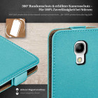 moex Flip Case Samsung Galaxy S4 Mini Klapphülle Leder Optik – Weiteres Produktbild 3
