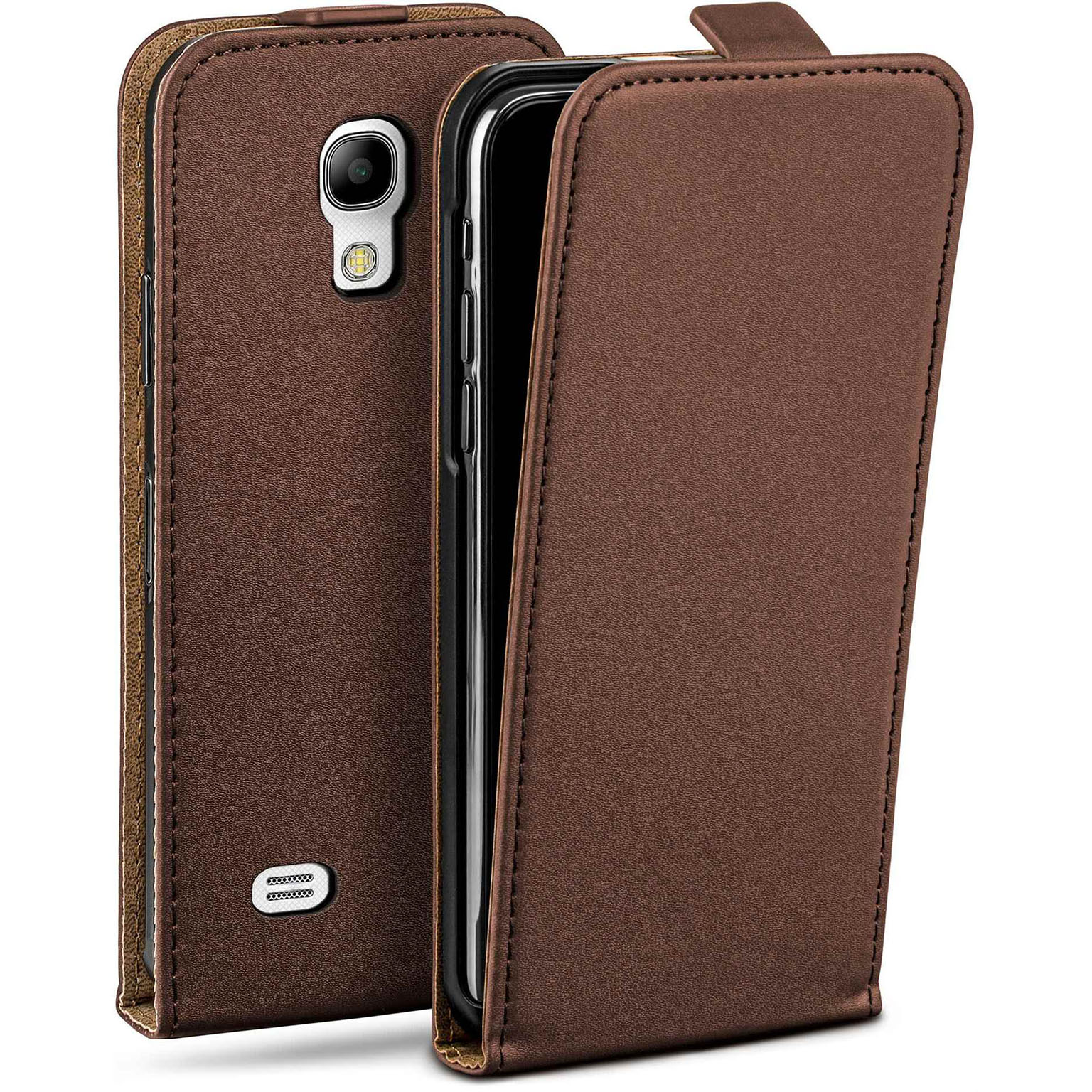 moex Flip Case Samsung Galaxy S4 Klapphülle Leder Optik Hauptbild