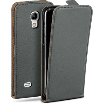 moex Flip Case Samsung Galaxy S4 Klapphülle Leder Optik – Anthracite-Gray moex Flip Case Samsung Galaxy S4 Klapphülle Leder Optik – Anthracite-Gray