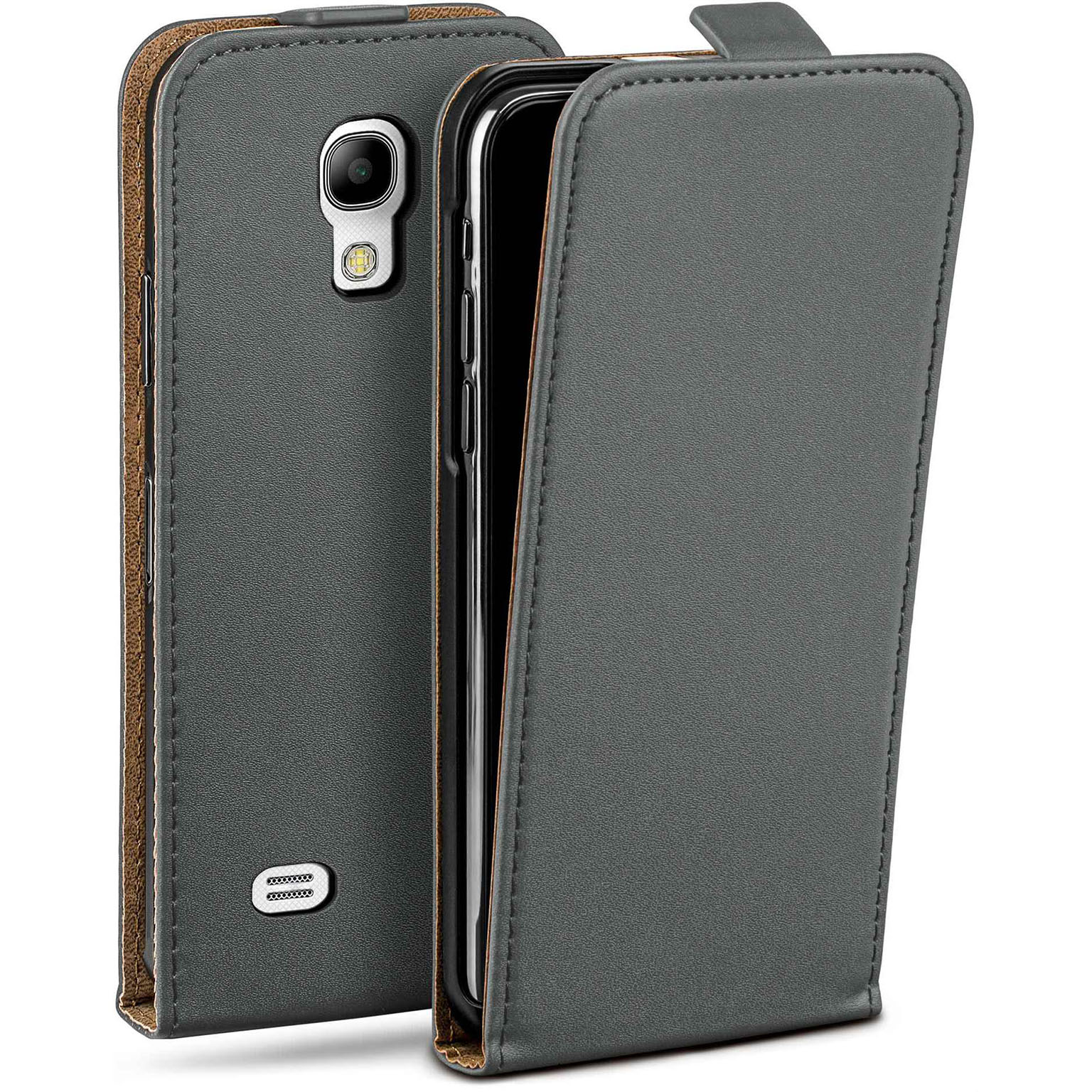moex Flip Case Samsung Galaxy S4 Klapphülle Leder Optik Hauptbild