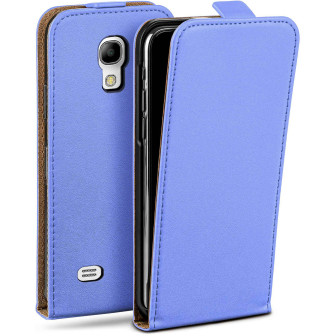 moex moex Flip Case Samsung Galaxy S4 Klapphülle Leder Optik – Sky-Blue